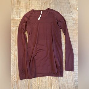 Lululemon Swiftly Tech Long Sleeve Shirt 2.0 Misty Merlot 8